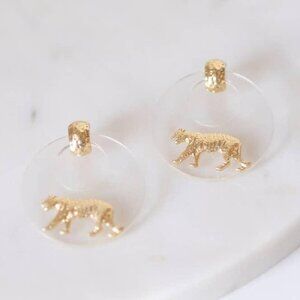 Easy Tiger Hoop Earrings